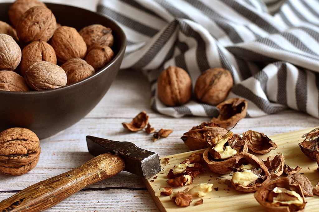 10 Best Beginner DIY Tools-walnuts, cracked, hammer-