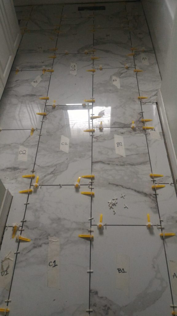 Upgrading The Middle Washroom Floors
