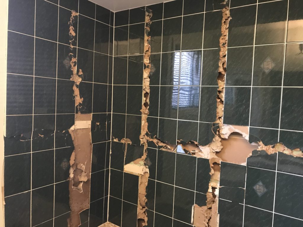 Budget DIY Shower Renovation – Upgrading to Porcelain Tile