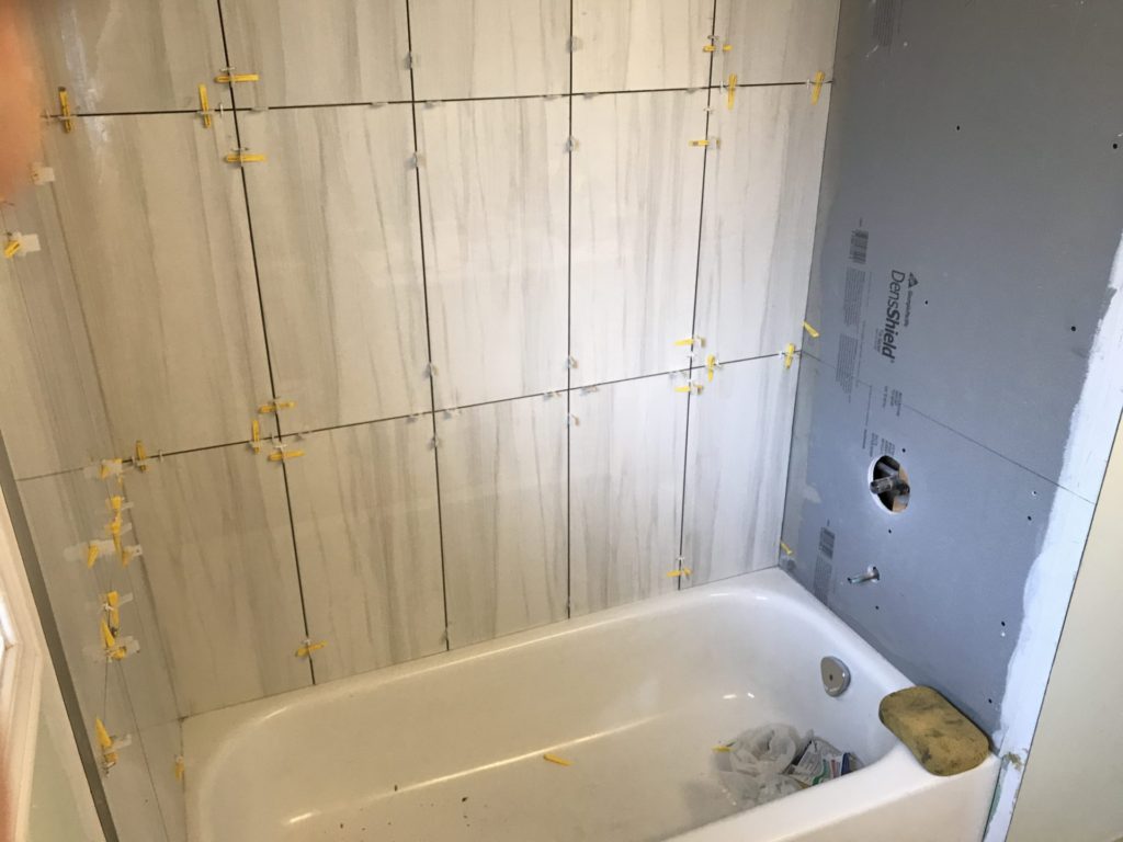 Shower Renovation – Upgrading to Porcelain Tile