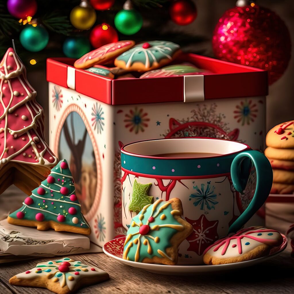 Christmas coffee and tea