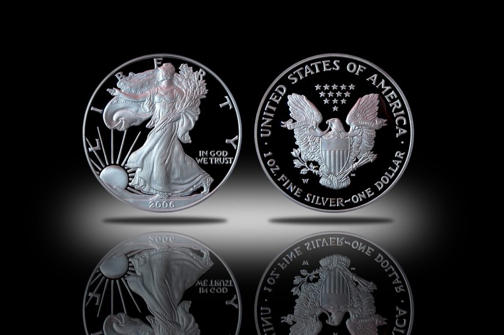 silver, coin, proof silver eagle-3154655.jpg